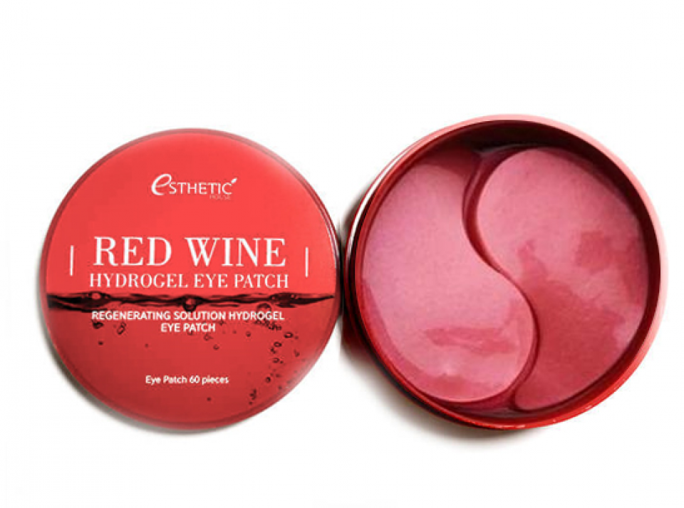 Гидрогелевые патчи для век с экстрактом красного вина Esthetic House Red Wine Hydrogel Eye Patch