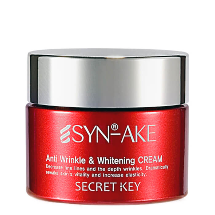 Крем для лица с пептидом змеиного яда Secret Key Syn-Ake Anti Wrinkle & Whitening Cream