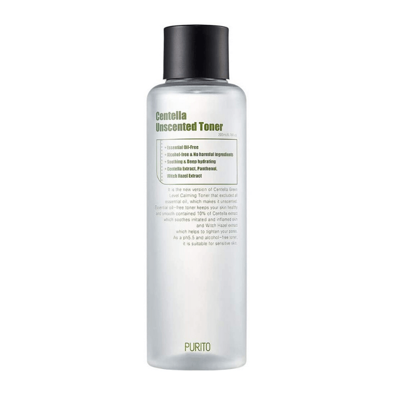 Легкий успокаивающий тонер с азиатской центеллой Purito Centella Unscented Toner