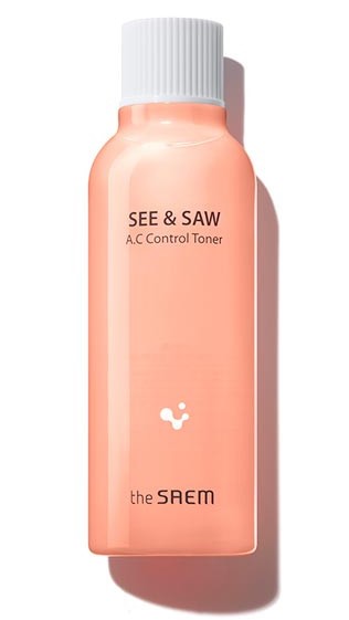 Тонер для ухода за кожей склонной к жирности The Saem See & Saw AC Control Toner