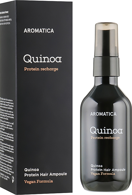 Протеиновая сыворотка для сухих и поврежденных волос Aromatica Quinoa Protein Hair Ampoule