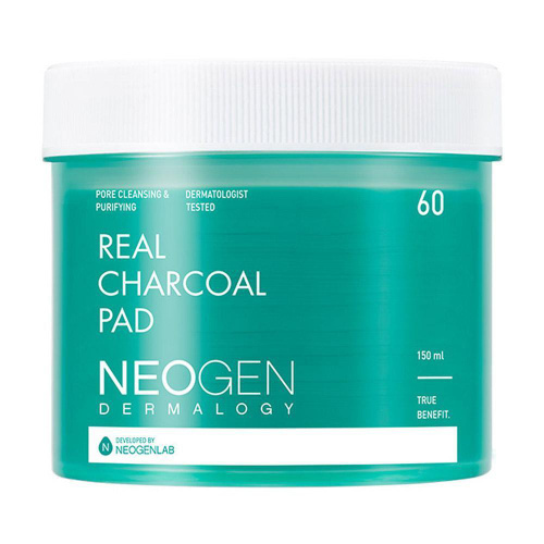 Очищающие пэды с древесным углём Neogen Dermalogy Real Charcoal Pad