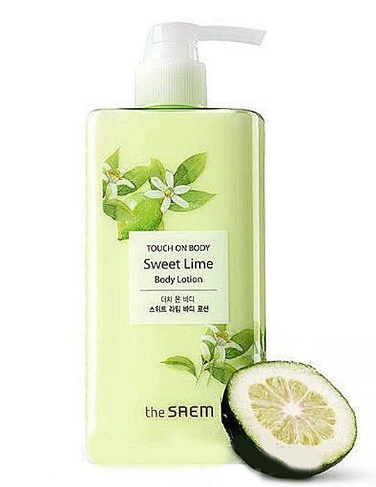 Лосьон для лица и тела с экстрактом лайма The Saem Touch On Body Sweet Lime Body Lotion