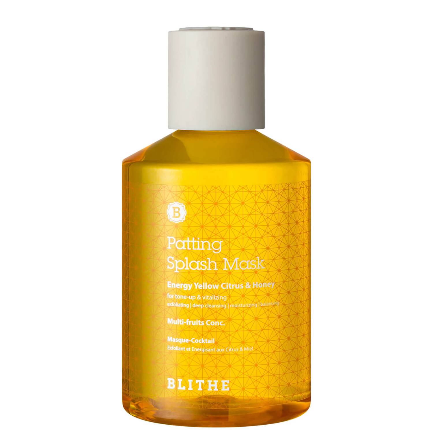 Сплэш-маска с цитрусовыми для сияния кожи Blithe Patting Splash Mask Yellow