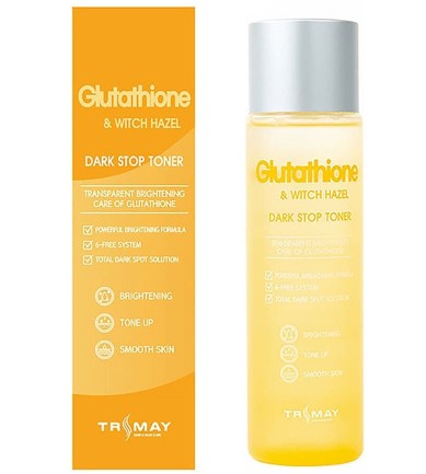Тонер от пигментации для ровного тона и сияния кожи Trimay Glutathione & Witch Hazel Dark Stop Toner