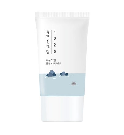 Солнцезащитный крем для лица с морской водой Round Lab Dokdo Sun Cream SPF50+ PA++++