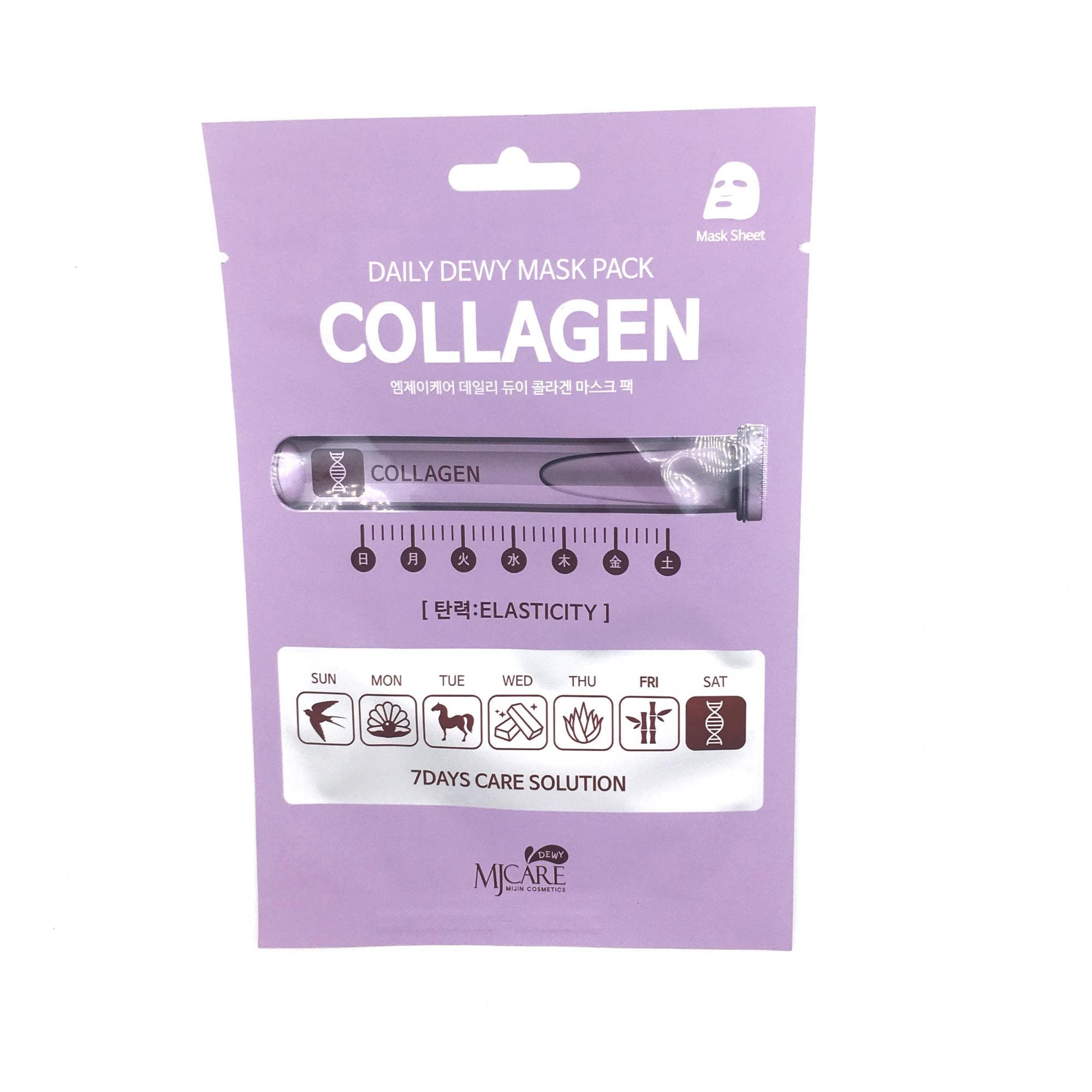 МЖ Daily Dewy Маска тканевая c коллагеном MJ CARE DAILY DEW MASK PACK COLLAGEN 25гр