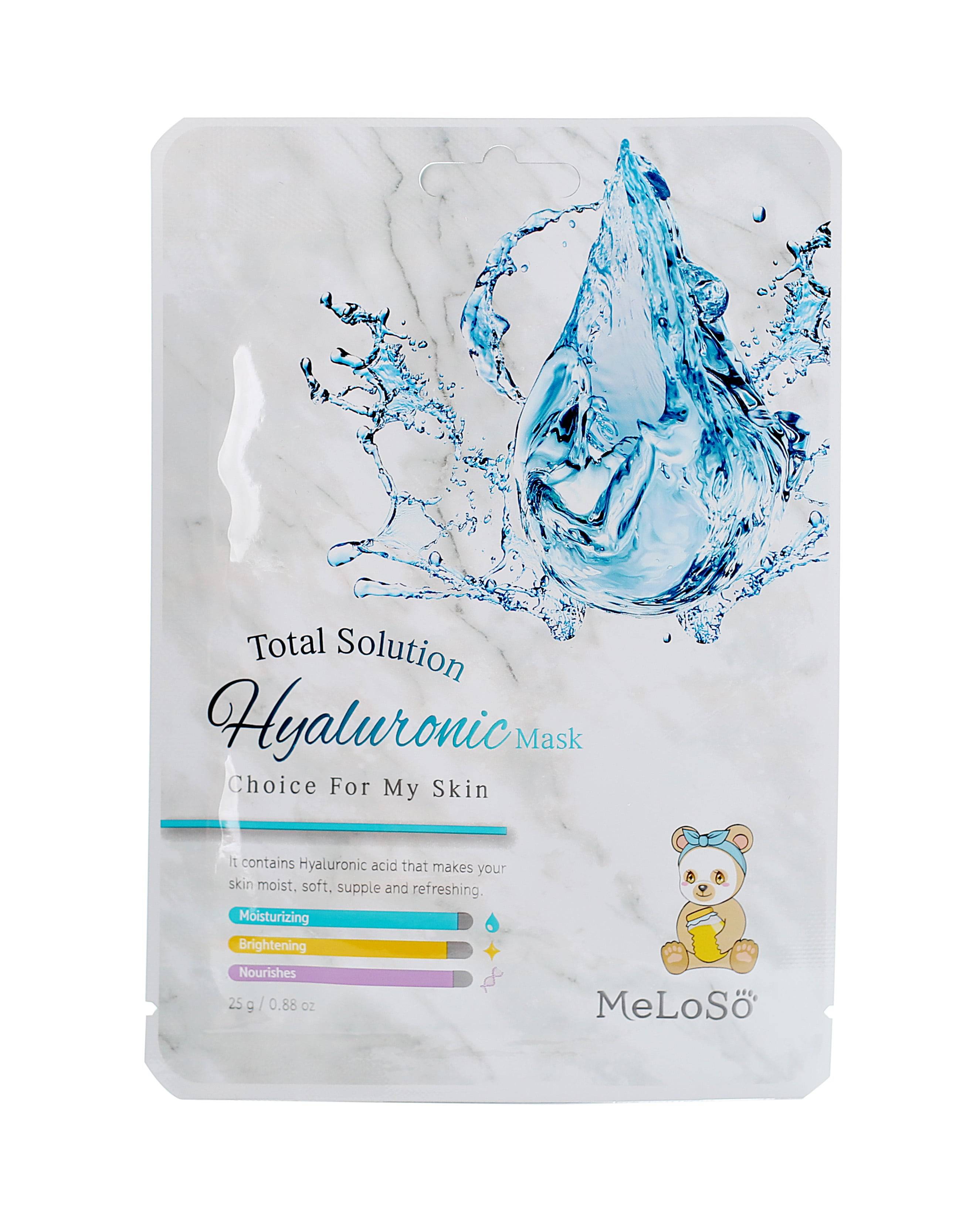 Тканевая маска с гиалуроновой кислотой Meloso Total Solution Mask Hyaluronic
