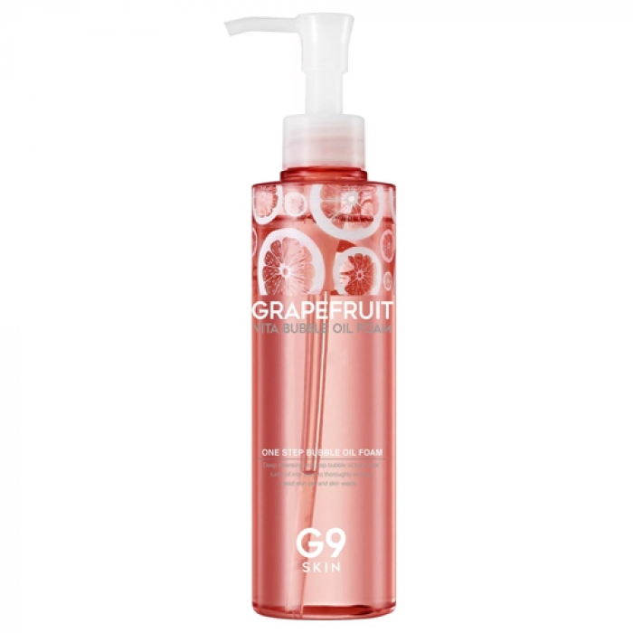 Очищающее масло-пенка с экстрактом грейпфрута Berrisom G9 SKIN Grapefruit Vita Bubble Oil Foam