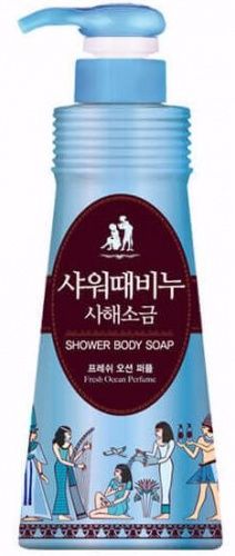 Гель-эксфолиант для душа с минералами и АНА-кислотами Mukunghwa Jeju Dead Sea Mineral Salts Shower Body Soap