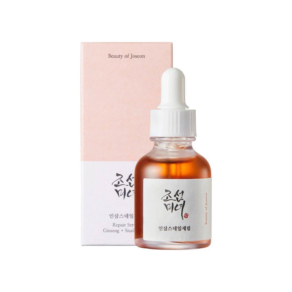 Восстанавливающая сыворотка с женьшенем и муцином улитки Beauty of Joseon Repair Serum Ginseng + Snail Mucin