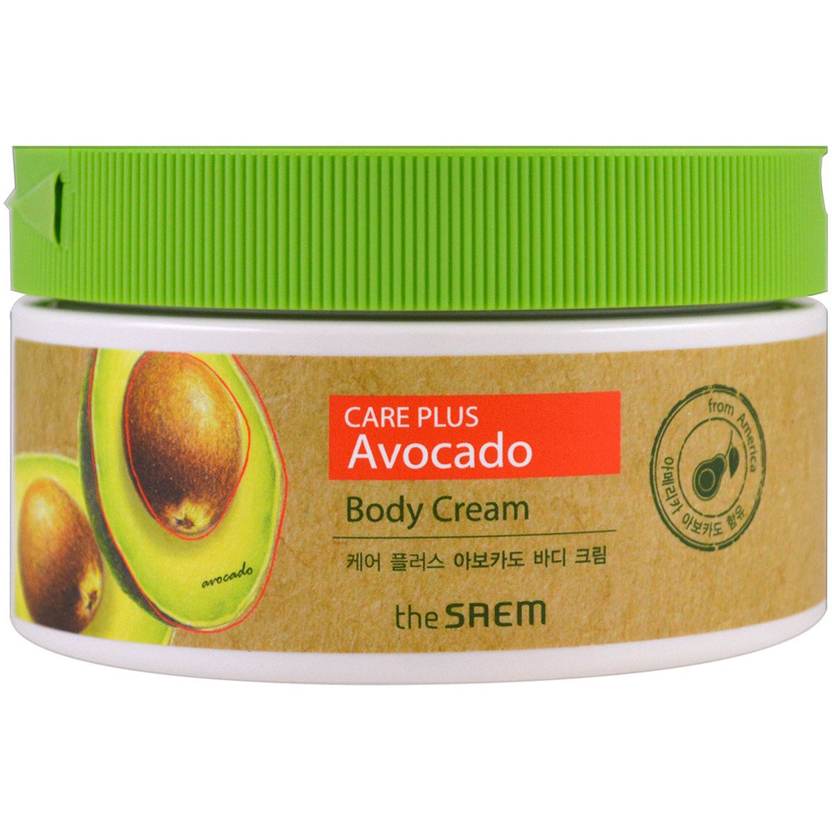Крем для тела с экстрактом авокадо The Saem Care Plus Avocado Body Cream
