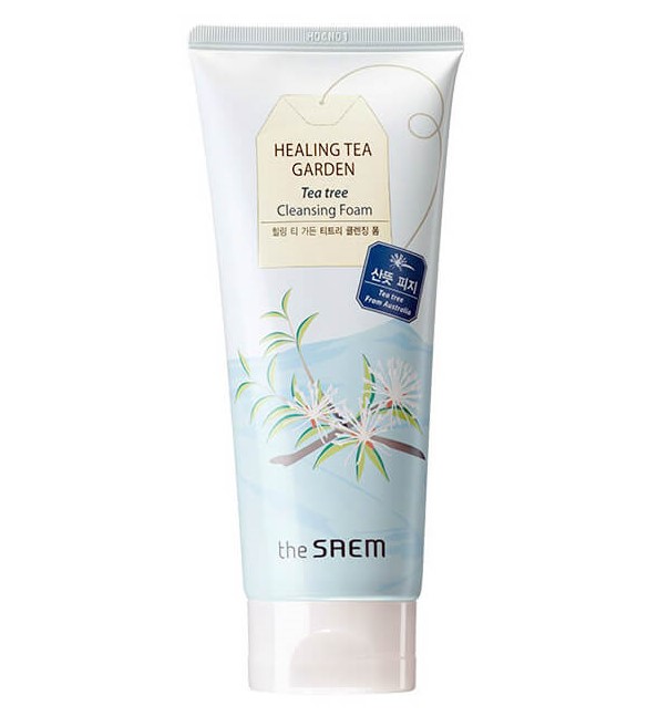 Пенка для проблемной кожи с экстрактом чайного дерева The Saem Healing Tea Garden Tea Tree Cleansing Foam