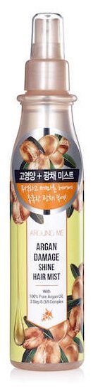 Спрей для поврежденных волос и восстановления блеска Welcos Around me Argan Shine Hair Mist