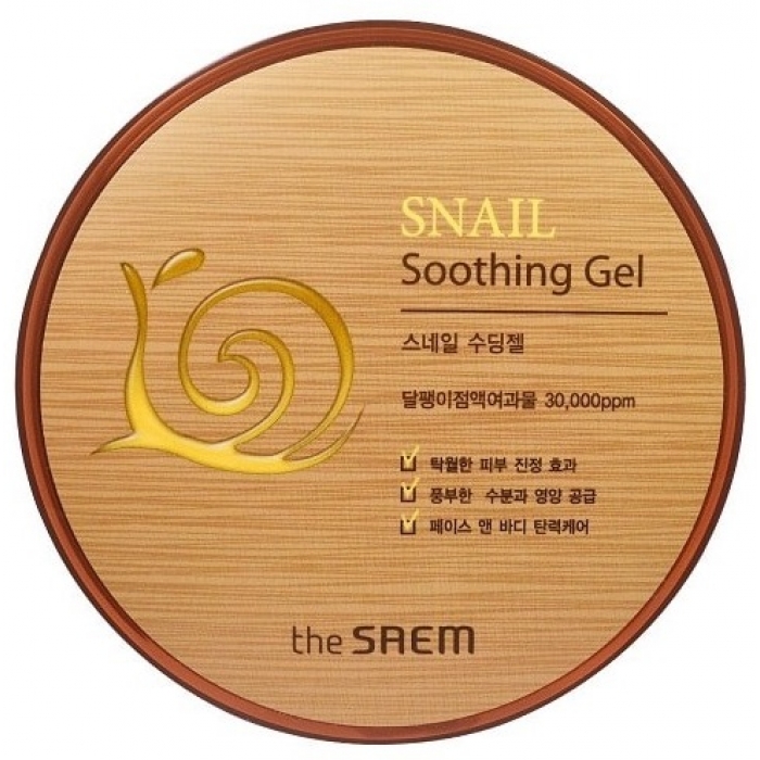 Гель с улиточным муцином The Saem Snail Soothing Gel