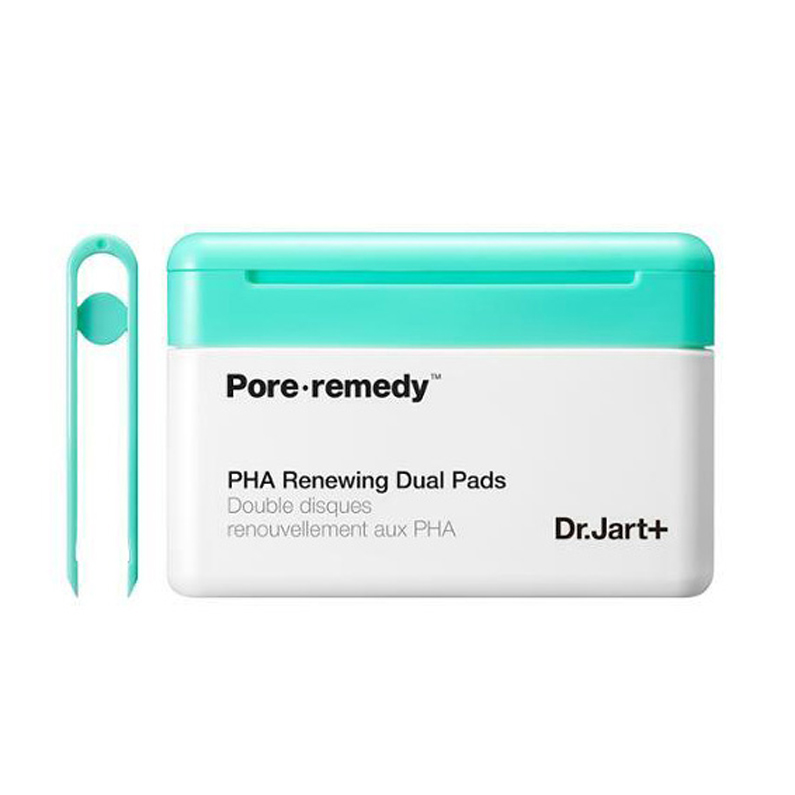 Пилинг-пады с PHA кислотой для сужения пор Dr.Jart+ Pore Remedy PHA Renewing Dual Pads