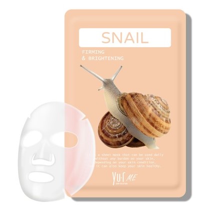 Тканевая маска с муцином улитки YU.R ME Snail Sheet Mask