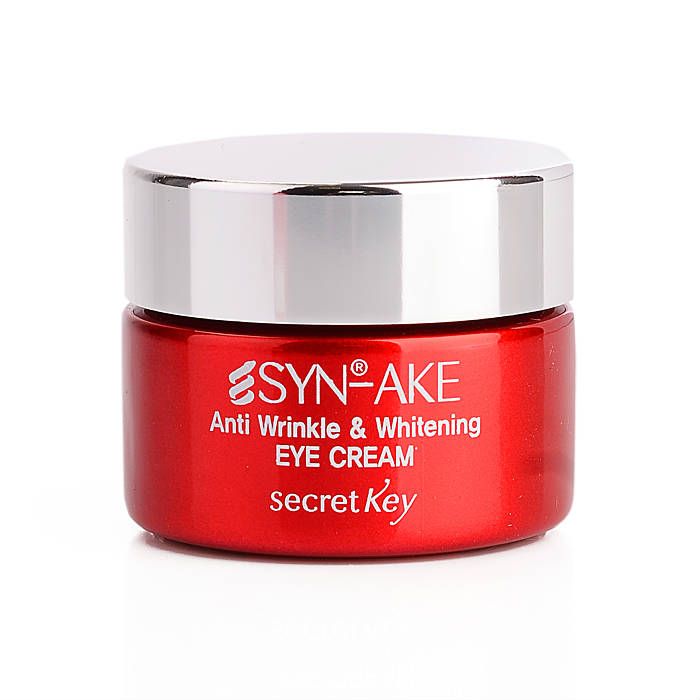 Антивозрастной крем для век от морщин с пептидом змеиного яда Secret Key SYN-AKE Anti Wrinkle & Whitening Eye Cream