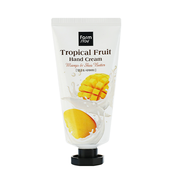 Крем для рук с манго и маслом ши Farmstay Tropical Fruit Hand Cream Mango & Shea Butter