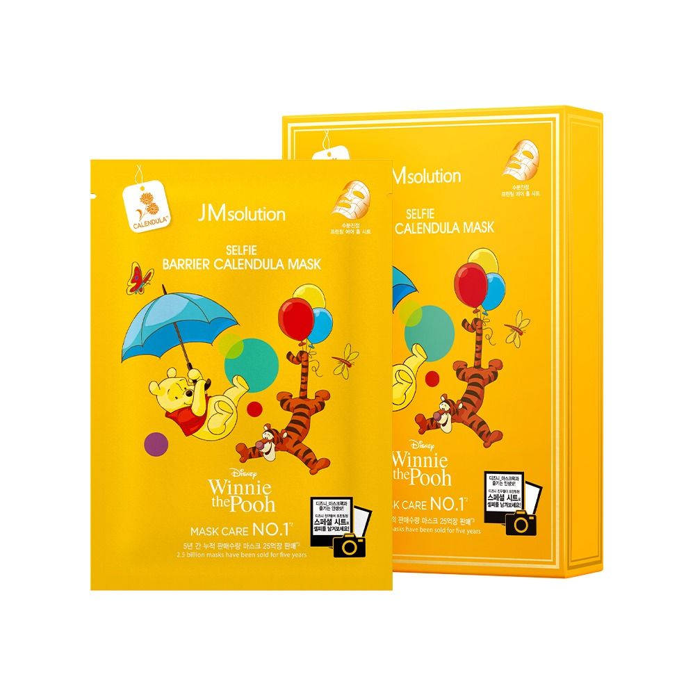 Тканевая маска с экстрактом календулы JMSolution Disney Collection Selfie Barrier Calendula Mask