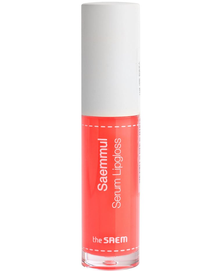 Блеск для губ оттеночный питательный (Коралловый) The Saem Saemmul Serum Lipgloss CR01