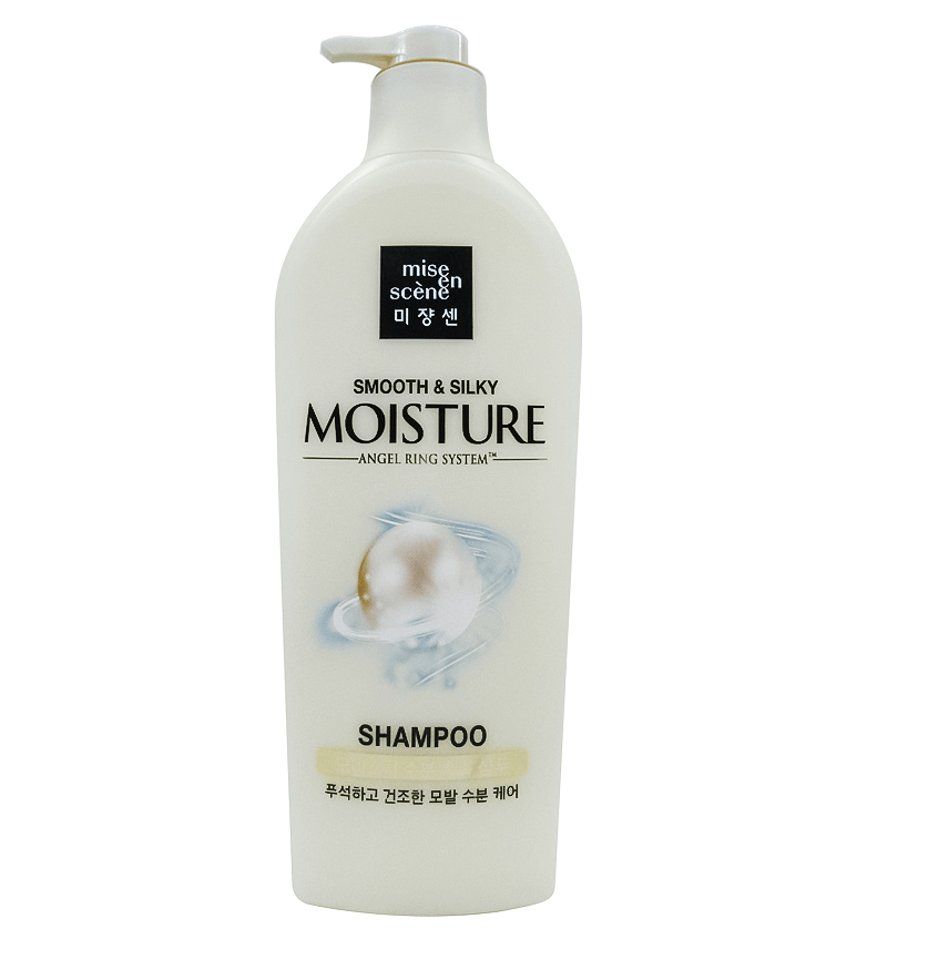 Шампунь для блеска волос Mise-en-scène Pearl Smooth & Silky Moisture Shampoo 