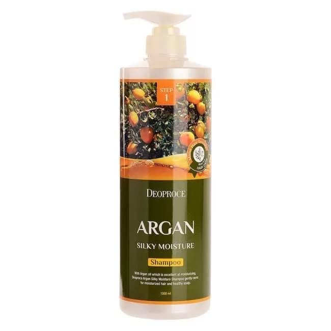 Увлажняющий шампунь с маслом арганы Deoproce Shampoo Argan Silky Moisture