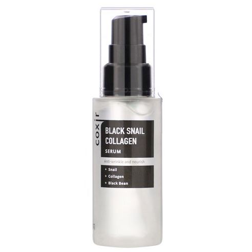 Cыворотка с улиточным муцином и коллагеном Coxir Black Snail Collagen Serum