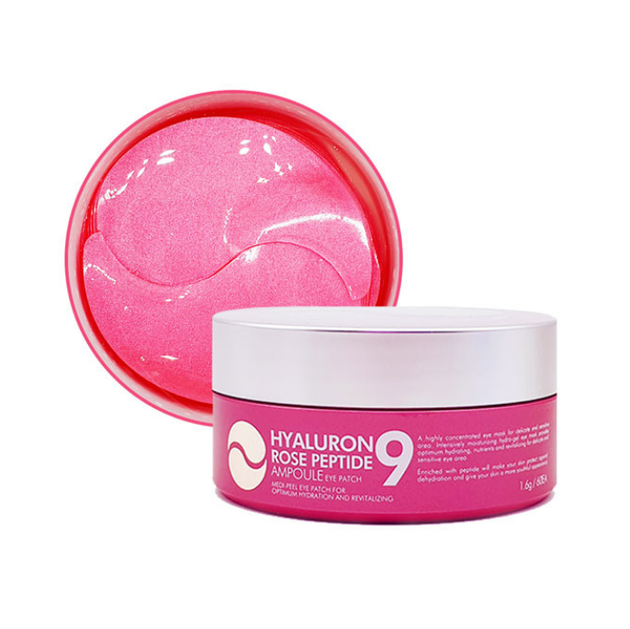 Гидрогелевые патчи для век с пептидами и экстрактом розы Medi-Peel Hyaluron Rose Peptide 9 Ampoule Eye Patch