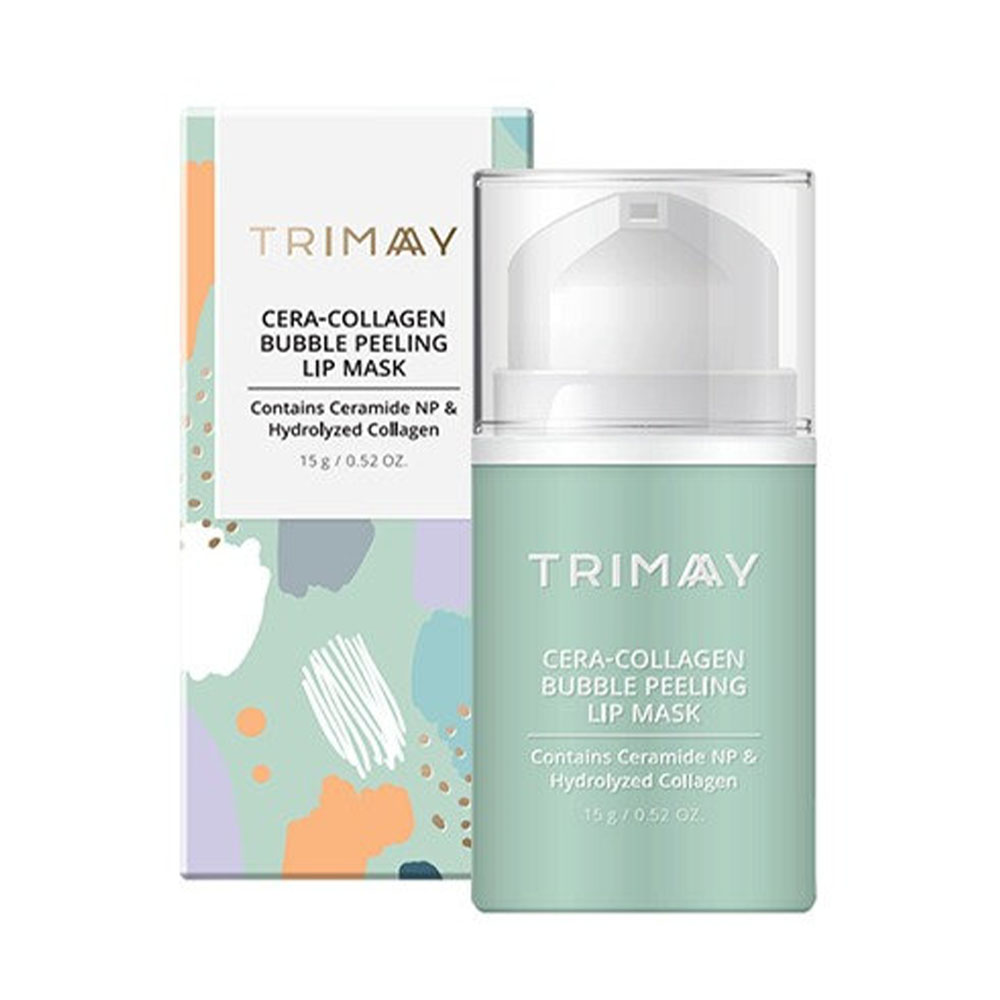 Пилинг-маска для губ Trimay Cera-Collagen Bubble Peeling Lip Mask